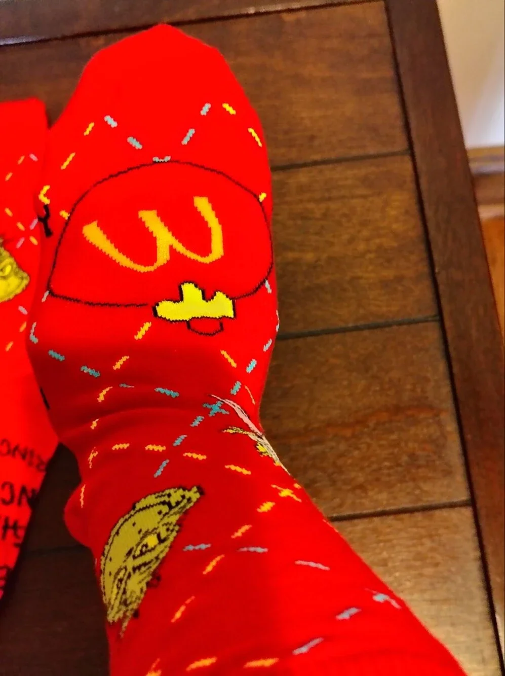 McDonald's Grinch Meal Socks